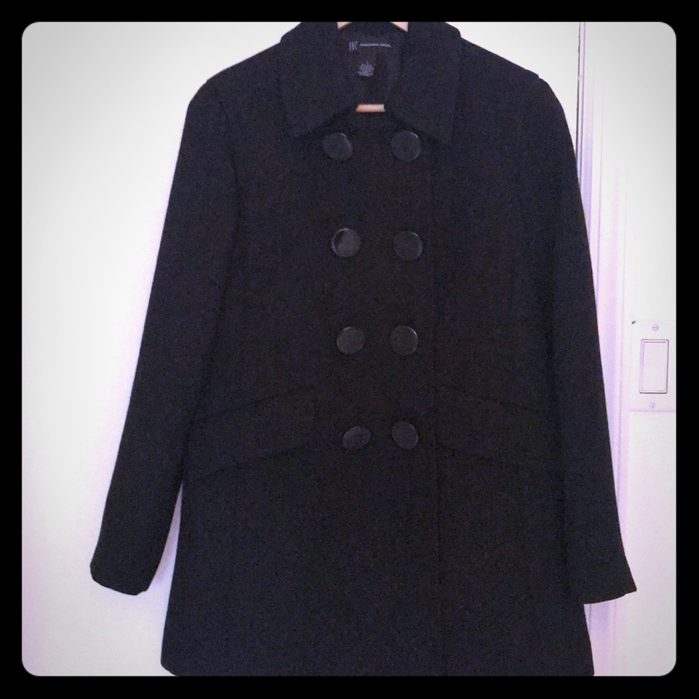 International Concepts - Black Peacoat